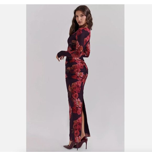 HOUSE OF CB 'Lanetta' Romantic Floral Maxi Dress‎ NWOT size XS - Picture 7 of 12